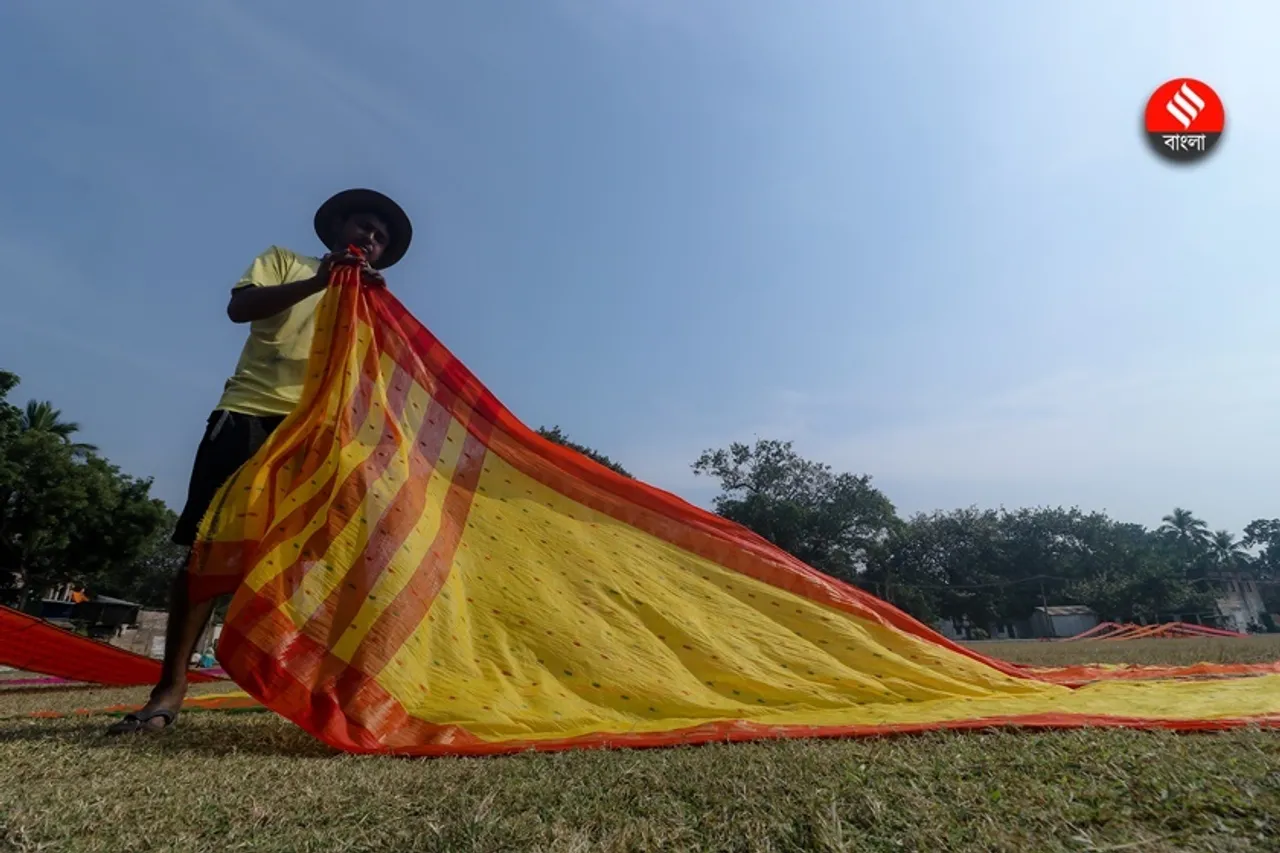 santipur saree village 13