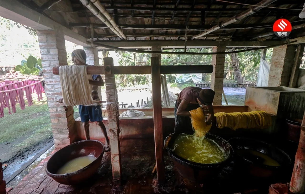 santipur saree village 5
