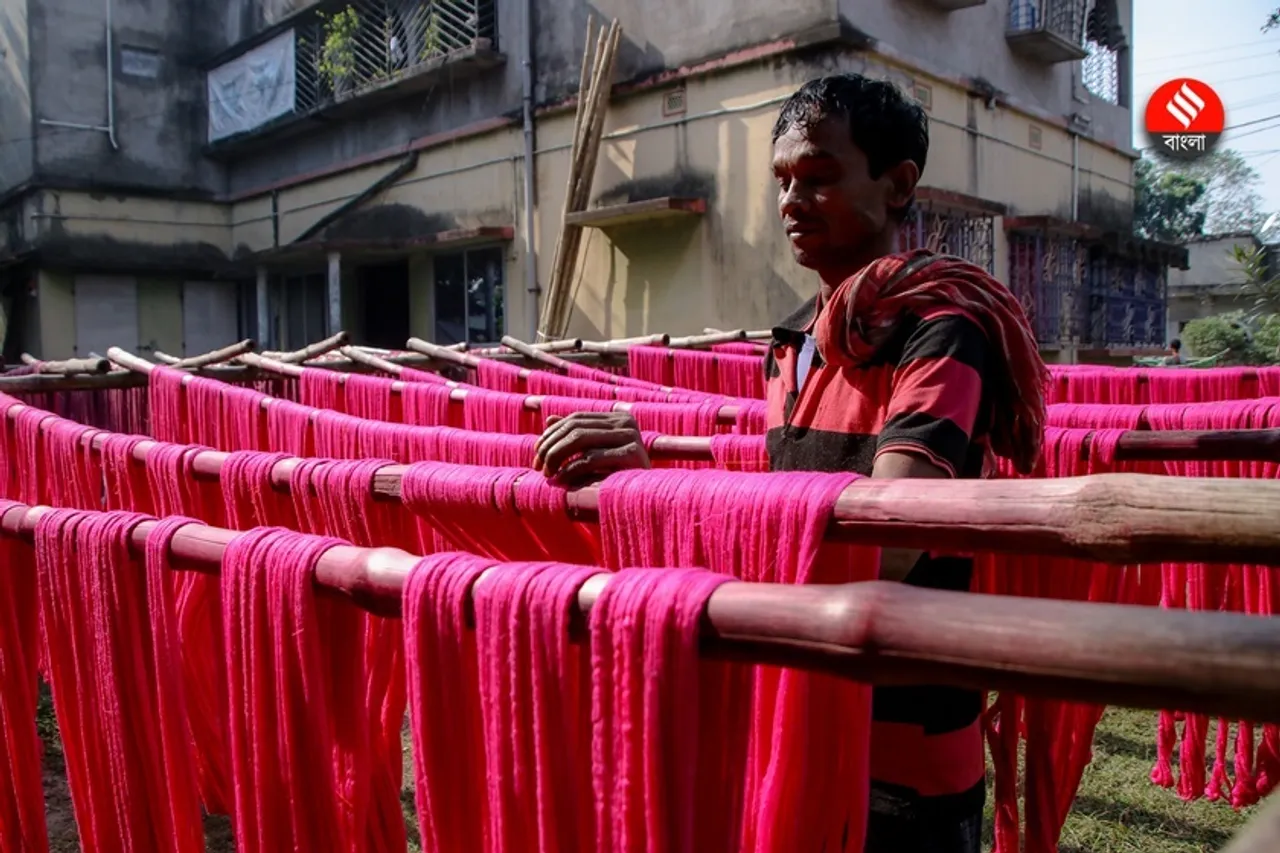 santipur saree village 3