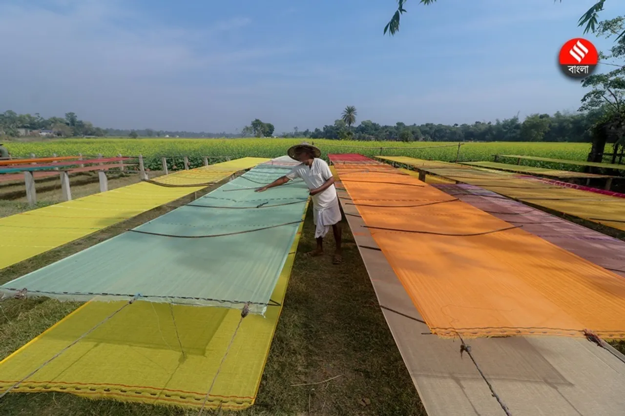 santipur saree village 6