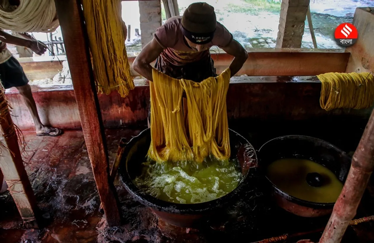 santipur saree village 8
