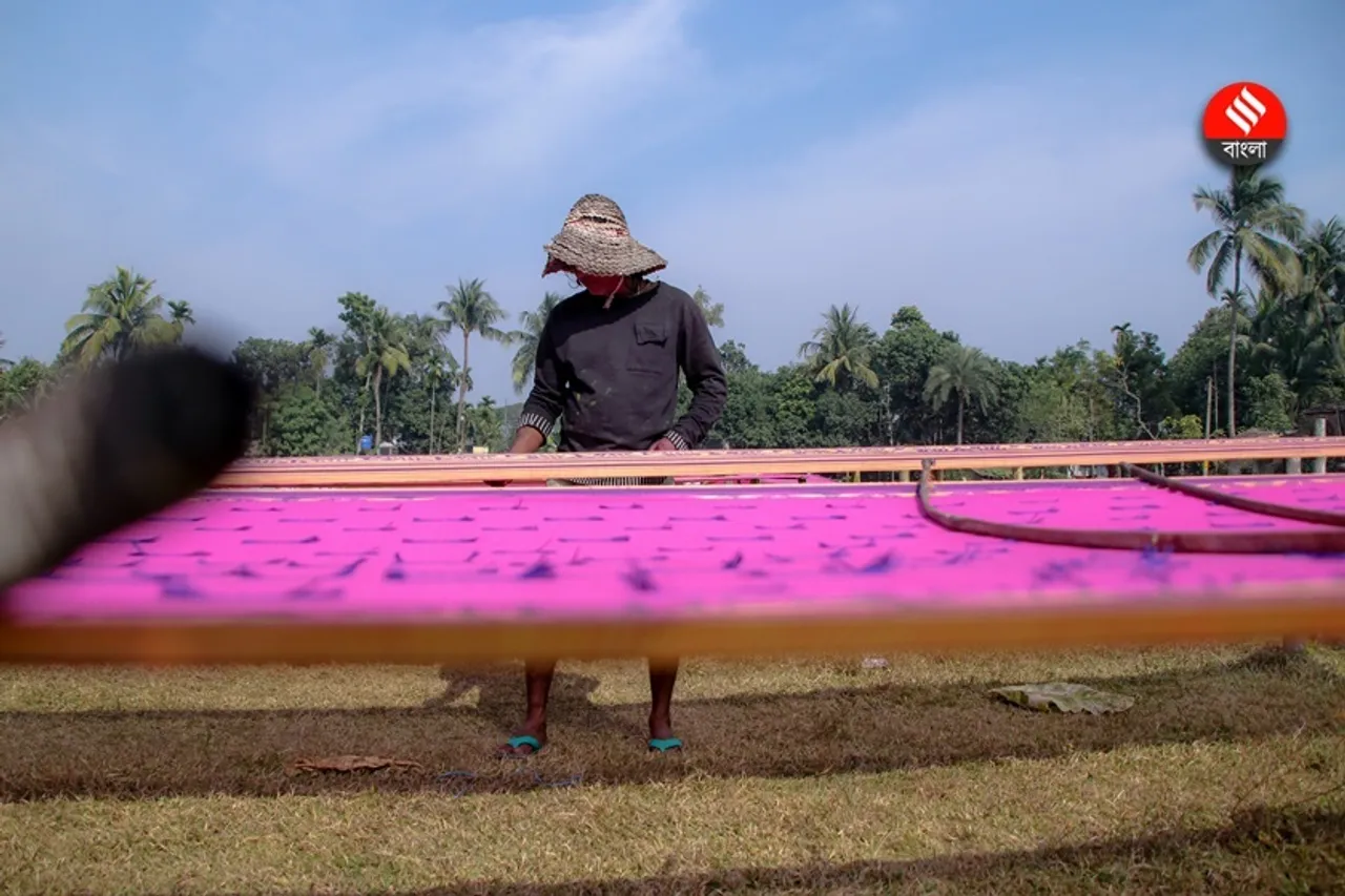 santipur saree village 12