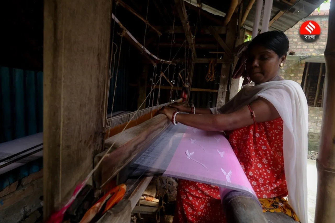 santipur saree village 9