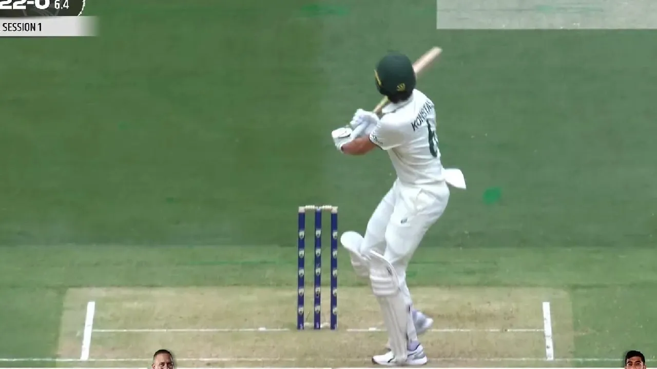 Sam Konstas sixes off Bumrah