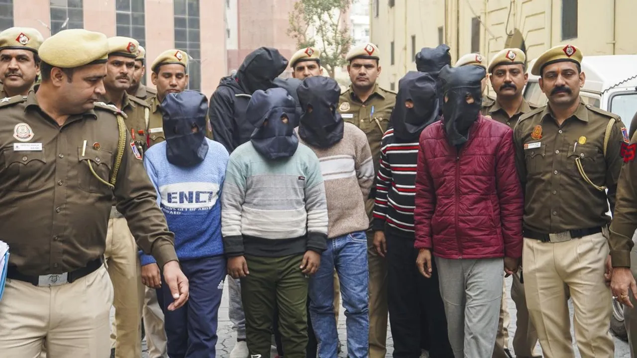 Delhi Police Crackdown On Illegal Immigrants
