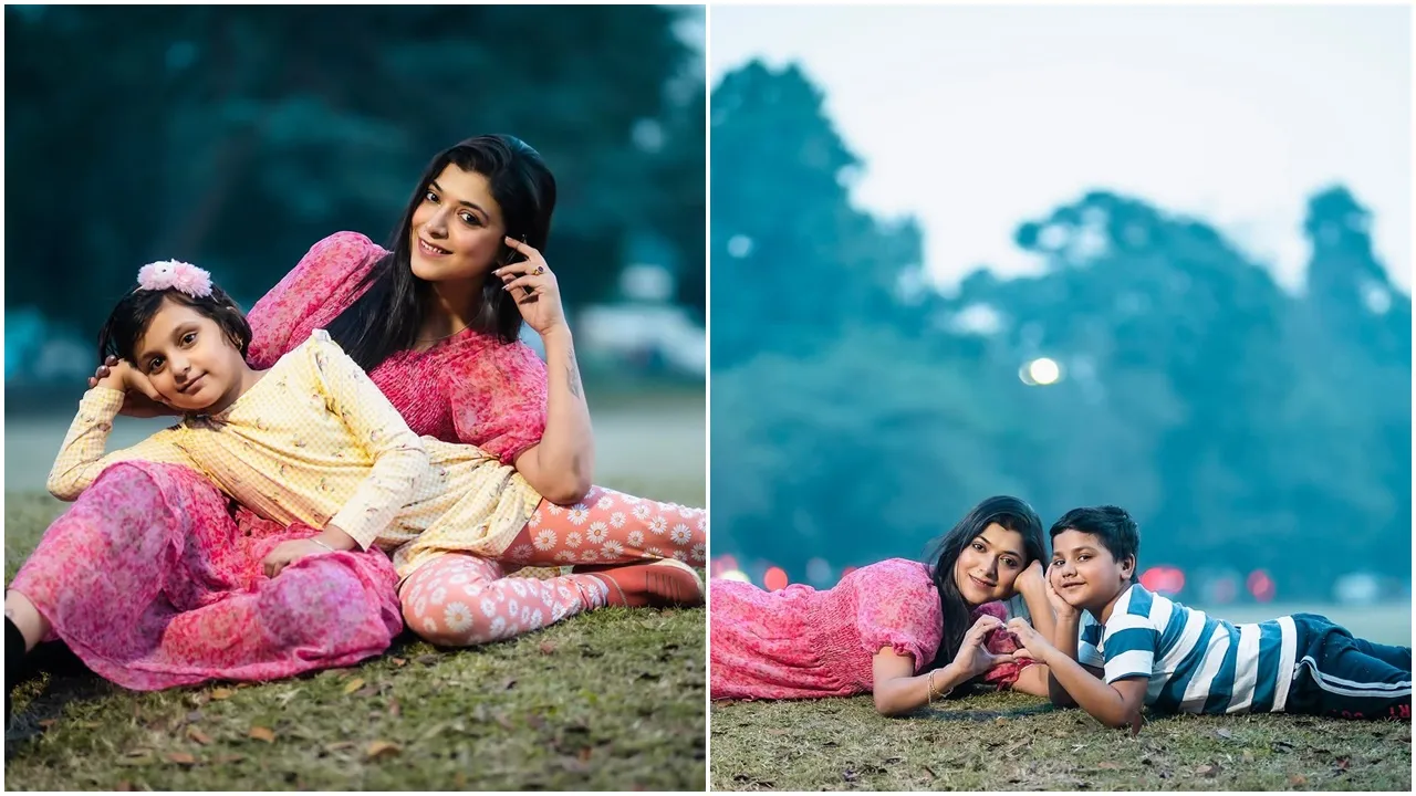  ২০২৪- এর শেষ সন্ধ্যায় দুই সন্তানকে নিয়ে নতুন বছরের অপেক্ষায় রিয়া 