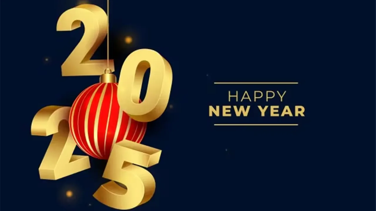 Happy New Year 2025 WhatsApp Wishes, Stickers, Images