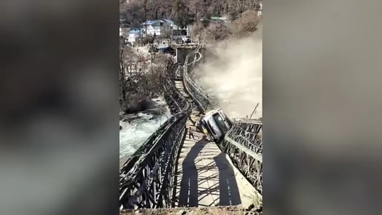 sikkim bridge collapse 