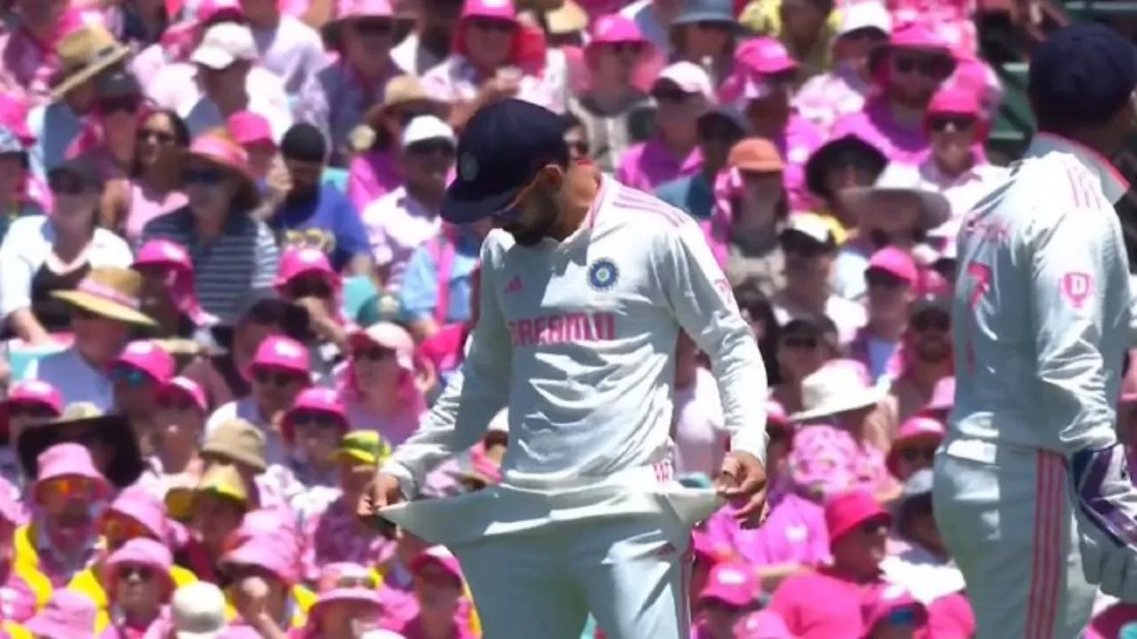 Virat Kohli sandpaper gestures