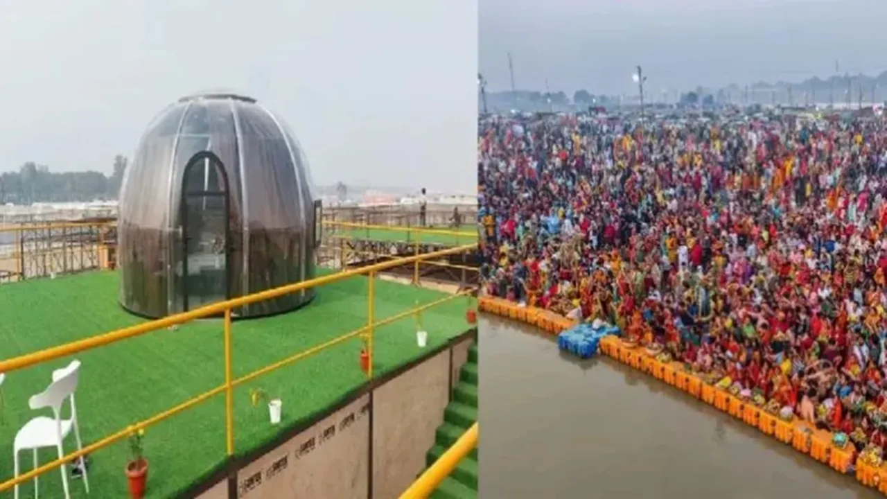 Dome city in kumbh mela 2025