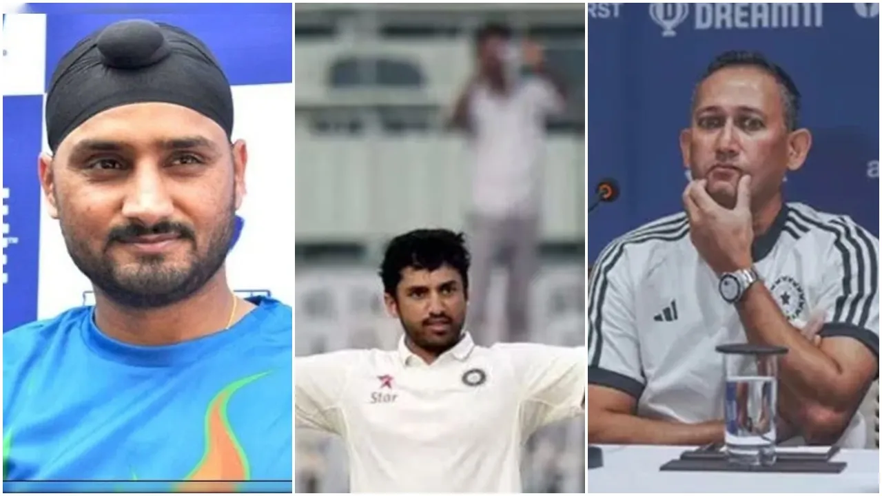 Harbhajan Singh-Karun Nair-Ajit Agarkar: হরভজন সিং, করুণ নায়ার, অজিত আগরকর
