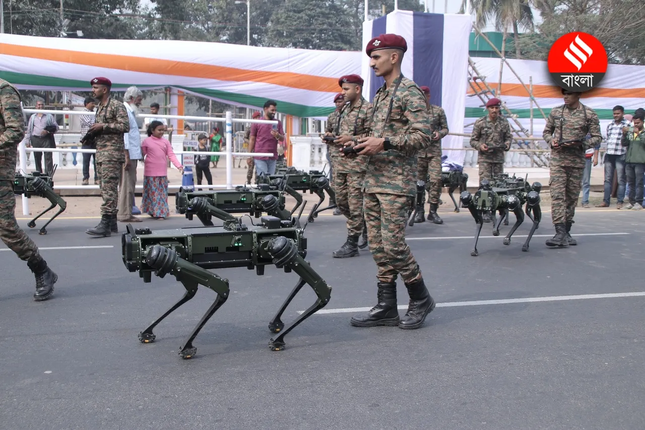 Republic Day 2025: প্রজাতন্ত্র দিবসের কুচকাওয়াজ মাতাবে সেনার রোবট কুকুর