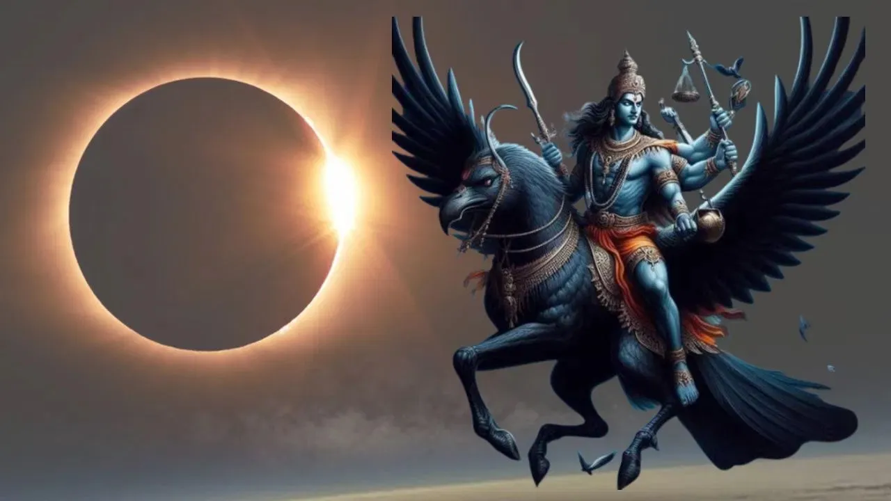surya grahan 2025 shani gochar