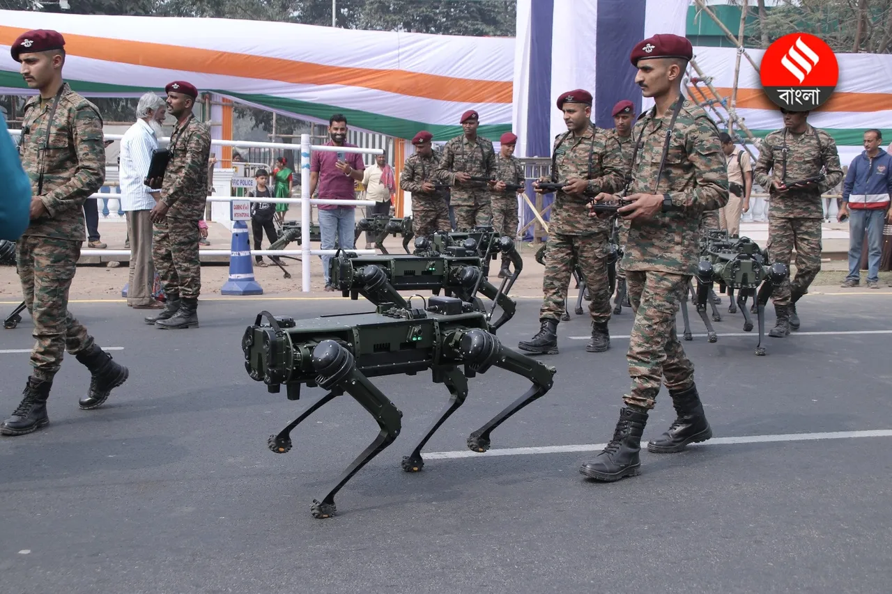 Republic Day 2025: প্রজাতন্ত্র দিবসের কুচকাওয়াজ মাতাবে সেনার রোবট কুকুর