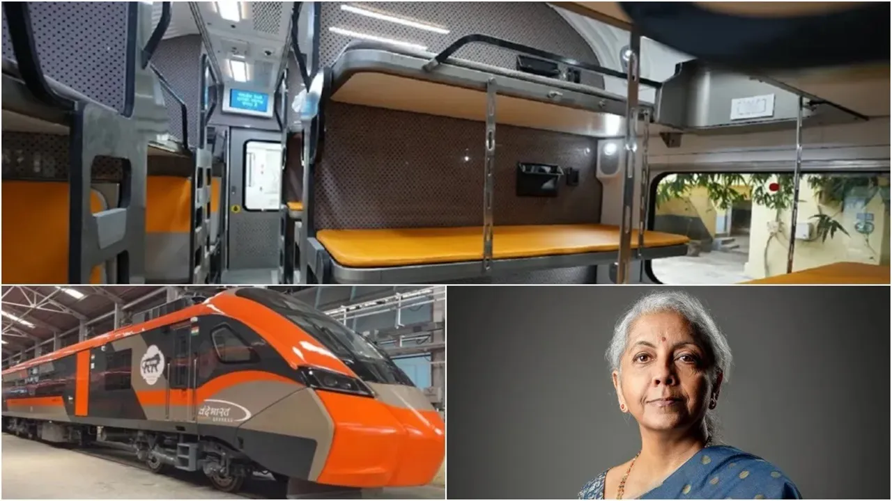 100 amrit bharat express and 10 vande bharat sleeper many announcements