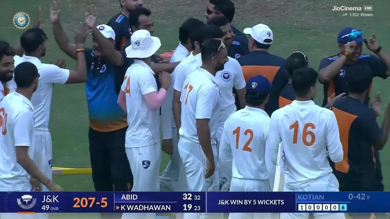 Mumbai vs Jammu-Kashmir