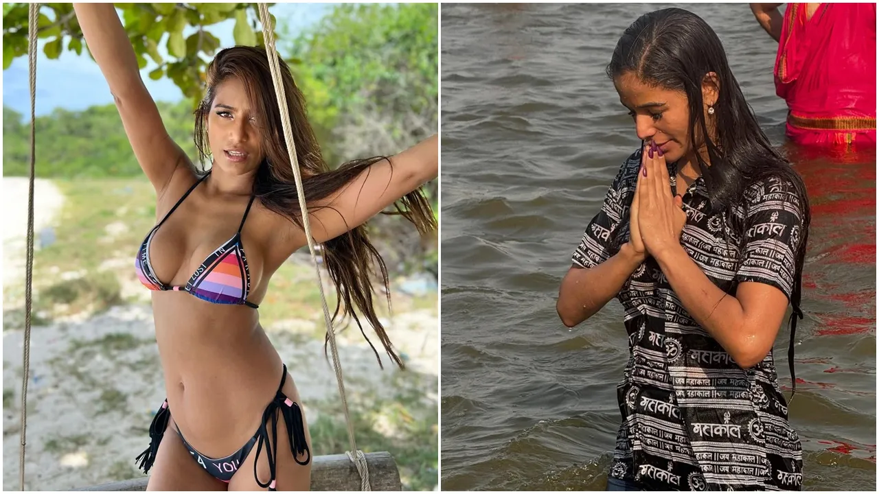 Poonam Pandey Maha Kumbh 2025: মহাকুম্ভে পুণ্যস্নানের পর নিজেকে পাপমুক্ত বললেন পুনম পাণ্ডে। অভিনেত্রীর কথায় ফের তাঁর দিকে ধেয়ে এল কটাক্ষ। 