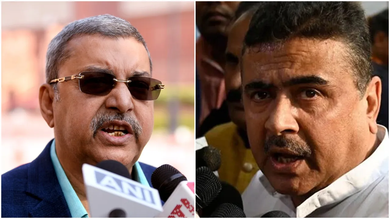 Suvendu Adhikari, Kalyan Banerjee, West Bengal politics, TMC vs BJP, High Court order, Suvendu corruption case, Trinamool Congress, legal protection withdrawn, Bengal political controversy 2025,শুভেন্দু অধিকারী, কল্যাণ বন্দ্যোপাধ্যায়, পশ্চিমবঙ্গ রাজনীতি, তৃণমূল বনাম বিজেপি, কলকাতা হাইকোর্ট নির্দেশ, শুভেন্দু দুর্নীতি মামলা, তৃণমূল কংগ্রেস, আইনি রক্ষাকবচ প্রত্যাহার, রাজনৈতিক বিতর্ক ২০২৫