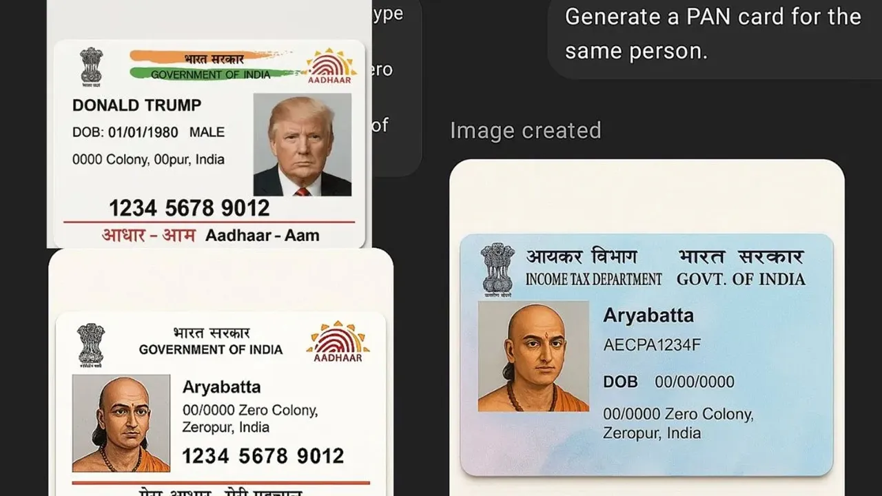 AI, ChatGPT Used to Create Fake Aadhaar & PAN Cards