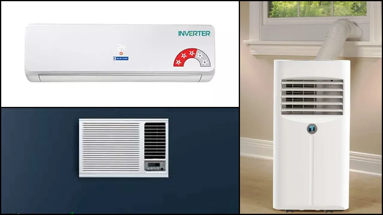 Portable vs Window vs Split AC