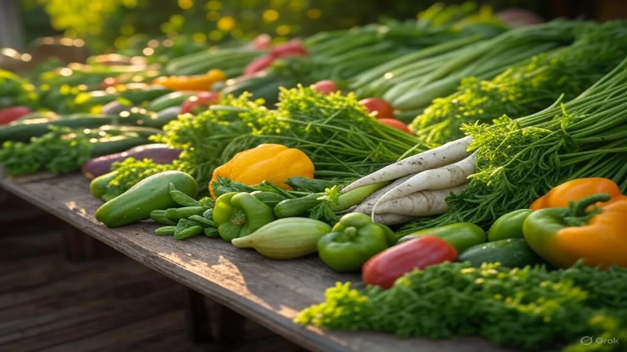 Summer Vegetables, গ্রীষ্মকালের শাক-সবজি