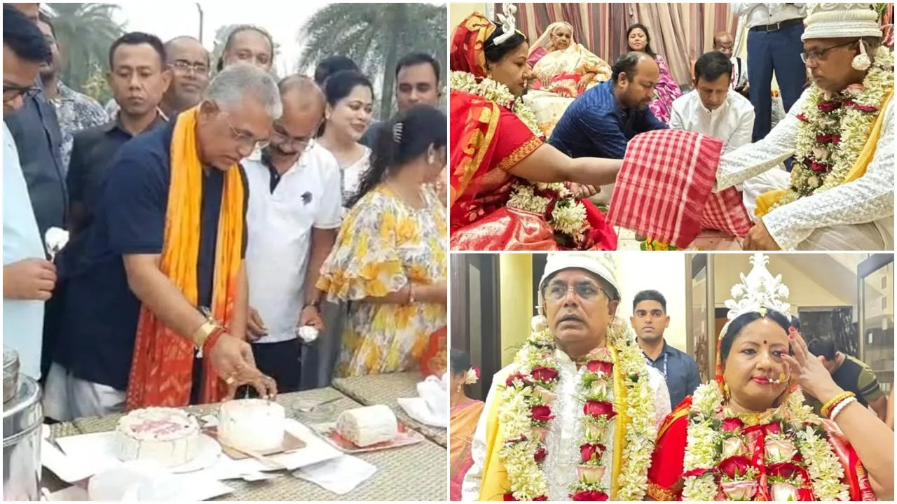 Dilip Ghosh Marriage LIVE: Dilip Ghosh is getting married, only 30 guests are invited, Mamta's Surprise Letter! What's on the menu?, দিলীপ ঘোষের বিয়ে, রিঙ্কু মজুমদার, মুর্শিদাবাদে দাঙ্গা