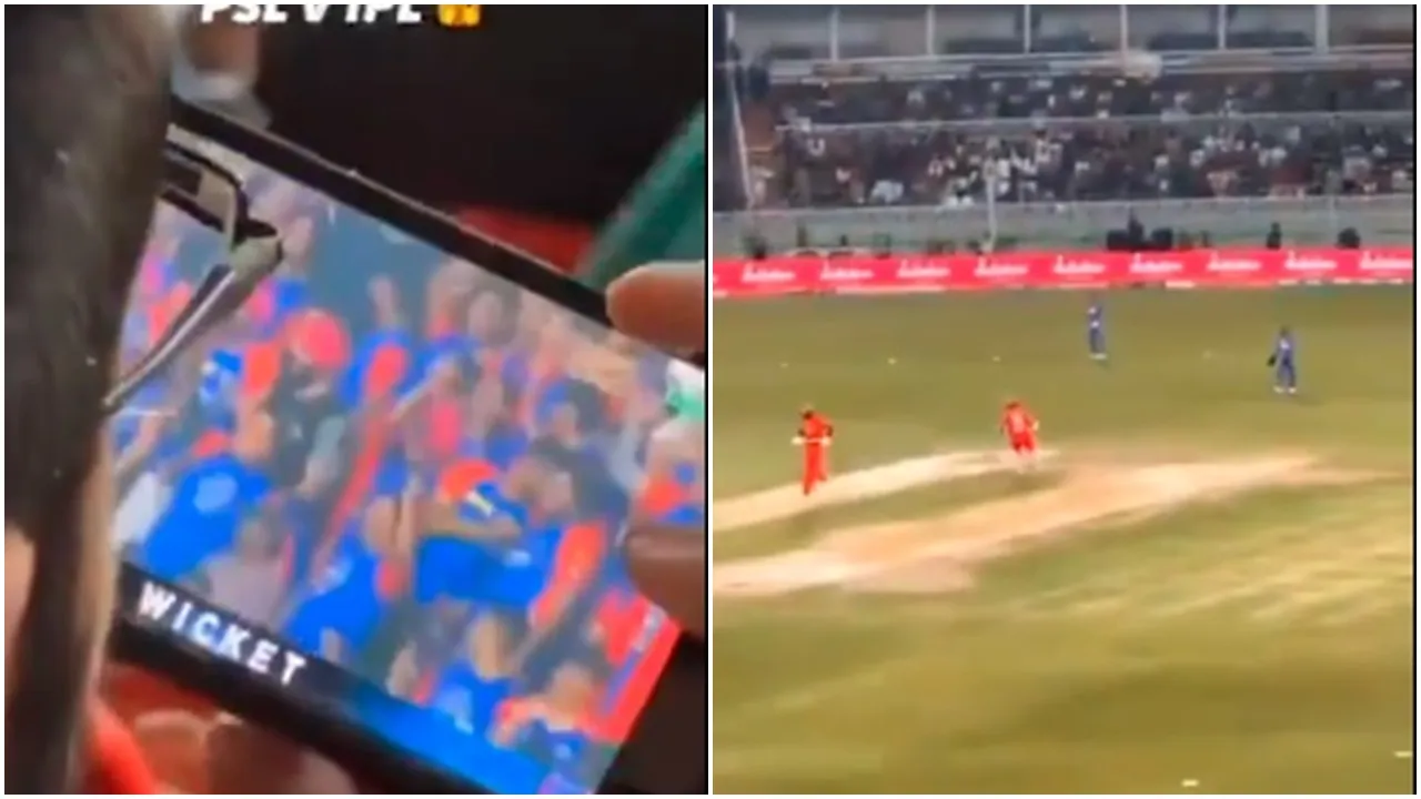 PSL fan watches IPL: পাকিস্তানের মাঠে বসে আইপিএল দেখছেন দর্শক