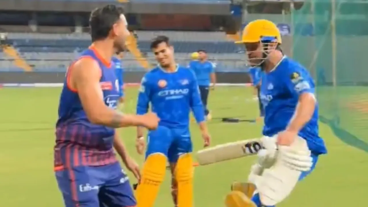 MS Dhoni and Deepak Chahar 2845