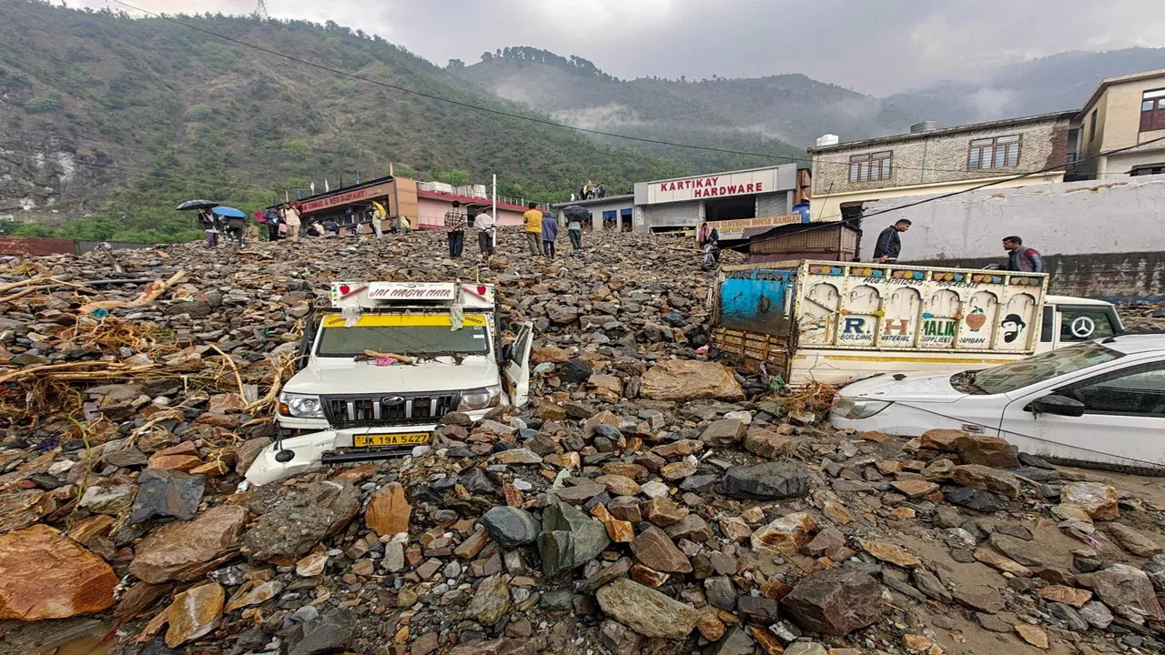 Ramban Cloud Burst Jammu Kashmir 