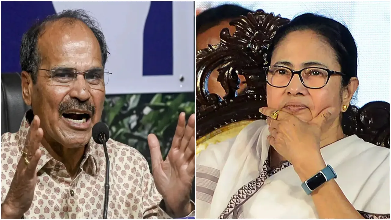 Adhir Chowdhury attacks Mamata Banerjee Murshidabad violence salboni jsw power plant,অধীর চৌধুরী, মমতা বন্দ্যোপাধ্যায়,মুর্শিদাবাদ দাঙ্গা,জিন্দল গোষ্ঠীর তাপবিদ্যুৎ কেন্দ্র,এসএসসি দুর্নীতি