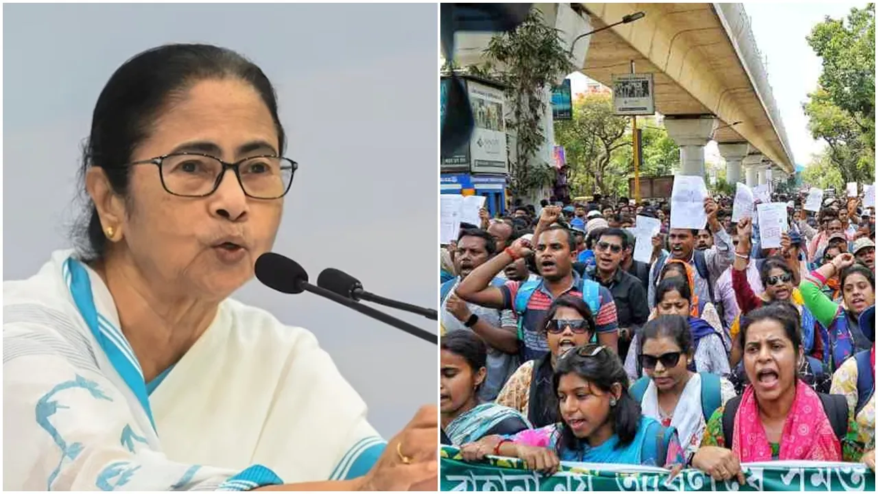 WB SSC Scam Mamata Banerjee on jobless teachers protest,পশ্চিমবঙ্গ এসএসসি দুর্নীতি,মমতা বন্দ্যোপাধ্যায়