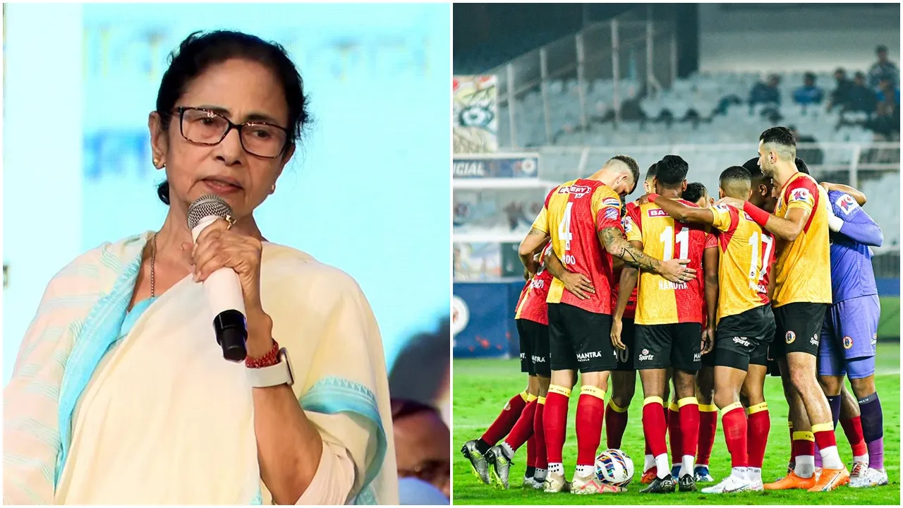 Mamata Criticizes East Bengal: শতবর্ষে ইস্টবেঙ্গল নামে সেই তথ্যচিত্রের উদ্বোধনে এদিন রবীন্দ্র সদনে আসেন মুখ্যমন্ত্রী