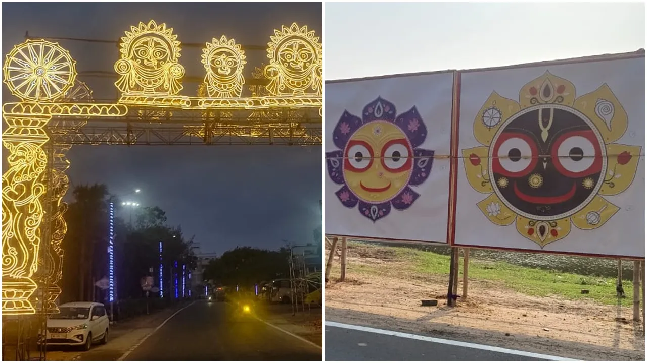 Digha Jagannath Temple Chandannagar lighting,দিঘা, জগন্নাথ মন্দিরের উদ্বোধন,চন্দননগরের আলোকসজ্জা