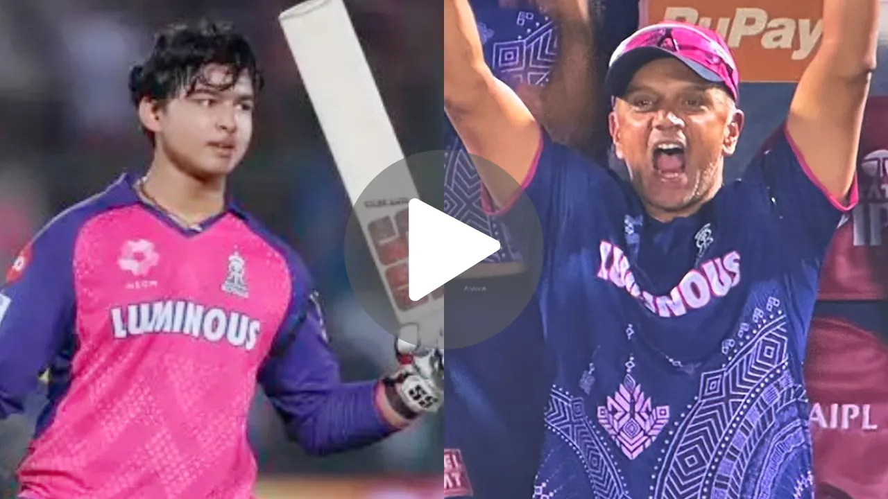 Rahul Dravid and Vaibhav Suryavanshi