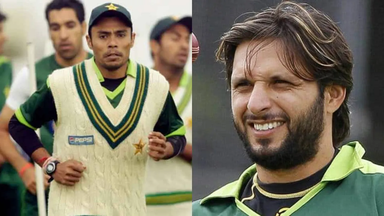 Danish Kaneria and Shahid Afridi