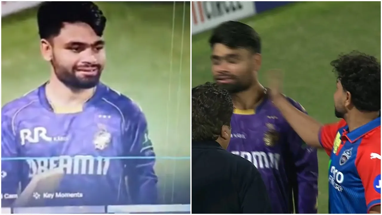 KKR vs DC viral video: ম্যাচের পরই কুলদীপ যাদব রিংকু সিংকে আচমকা একটি চড় মারেন