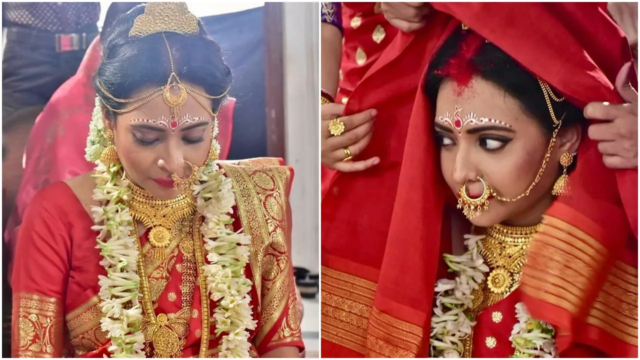 বিয়ের সাজে নবমিতা!