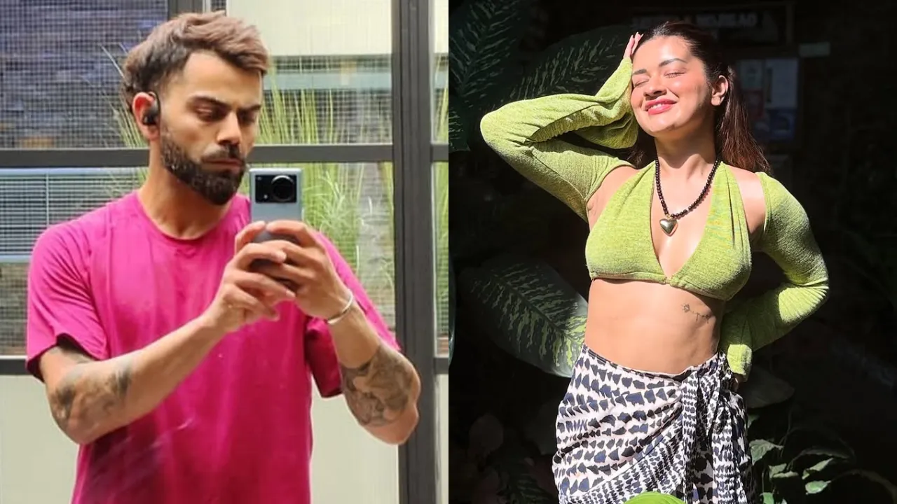 Virat Kohli and Avneet Kaur