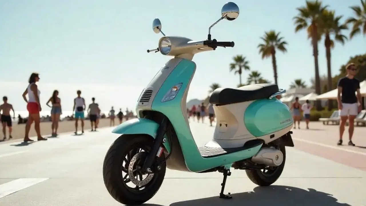 Electric scooter: ইলেকট্রিক স্কুটার।