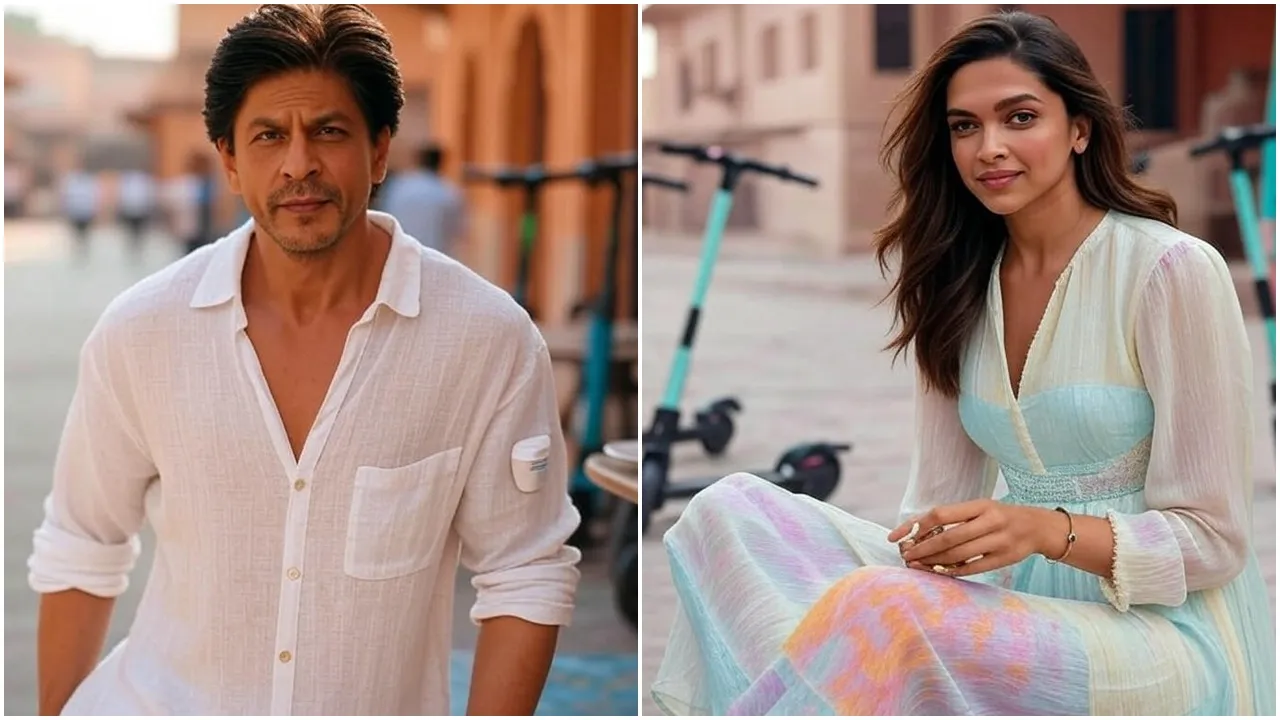 Shahrukh & Deepika: শাহরুখ খান ও দীপিকা পাড়ুকোন।