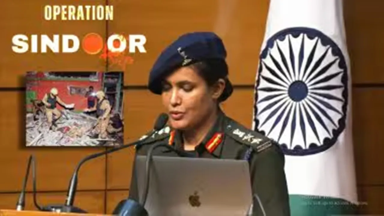 operation sindoor Indian armys live briefing confirms airstrikes on 9 terror camps in pakistan