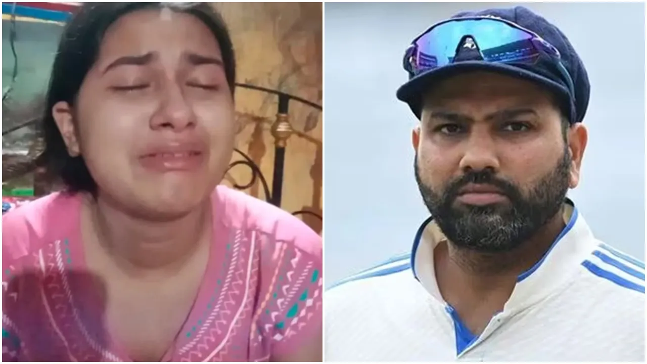 Rohit Fan girl: রোহিত শর্মার এক পাগল মহিলা ভক্তের কান্নায় ভেঙে পড়ার ভিডিও ভাইরাল হয়েছে