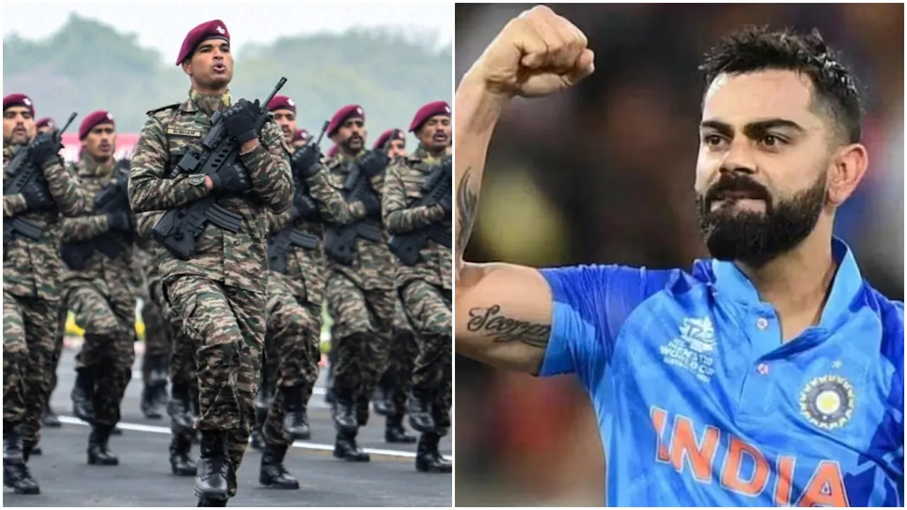 Virat Kohli Salutes Army: ভারতীয় সেনাকে কুর্নিশ জানালেন বিরাট কোহলি