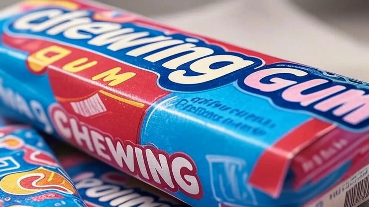 Chewing gum: চিউং গাম। 