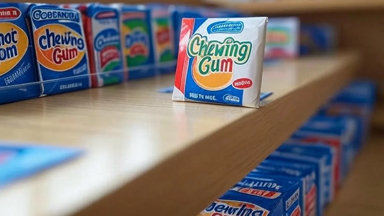 Chewing gum: চিউং গাম। 