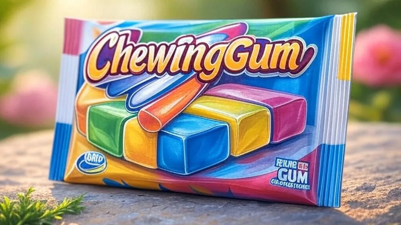 Chewing gum: চিউং গাম। 