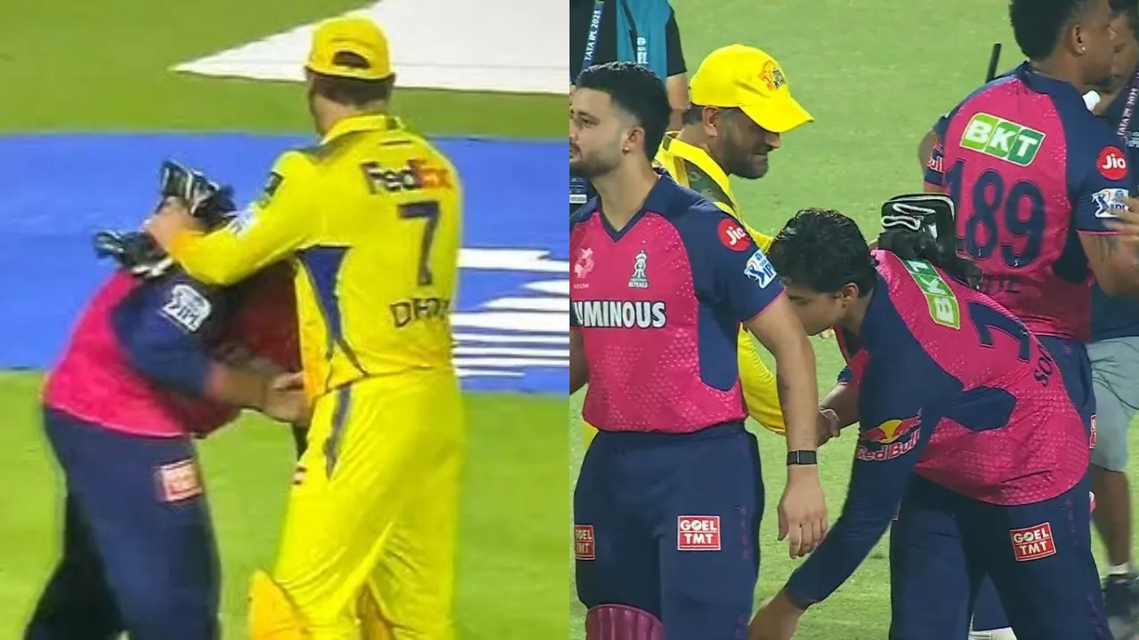 MS Dhoni and Vaibhav Suryavanshi