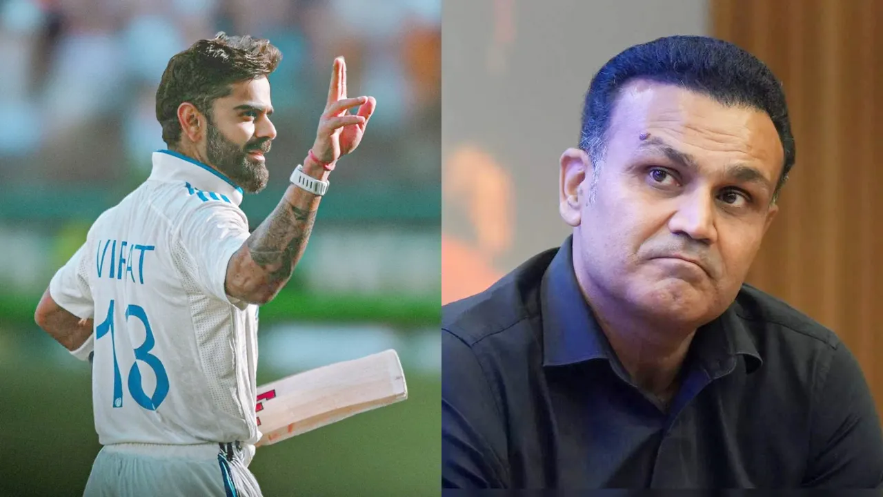 Virat Kohli and Virender Sehwag