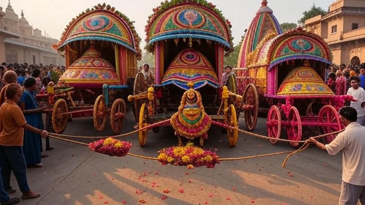 Jagannath Rath Yatra: জগন্নাথদেবের রথযাত্রা।