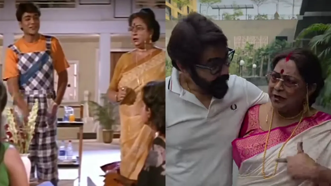 Shashurbari zindabad re release actor Prosenjit Chatterjee and Anamika Saha video viral